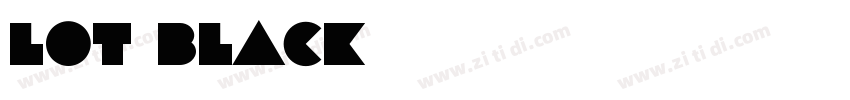 Lot Black字体转换